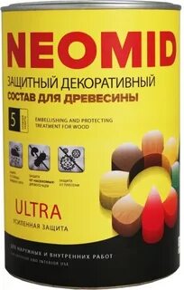 Краска для древесины neomid