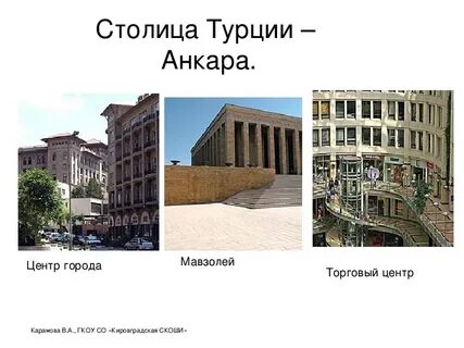 Турция какие были столицы