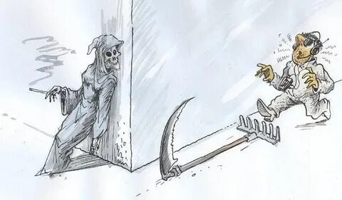 Карикатура страшная