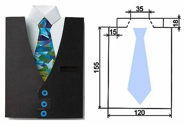 Открытка в виде рубашки. Открытка галстук. Шаблон рубашки для открытки. Открытка в виде пиджака. Открытка рубашка с галстуком.