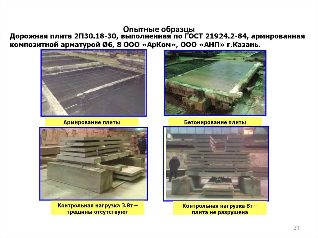 Хранение опытных образцов