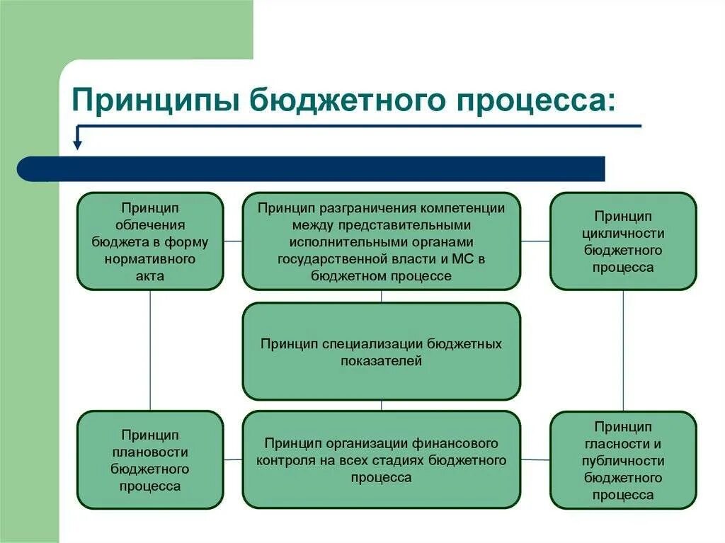 Понятие бюджетного процесса и его принципы. Принципы организации бюджетного процесса. основные принципы организации бюджетного процесса:. принципы построения бюджетного процесса.