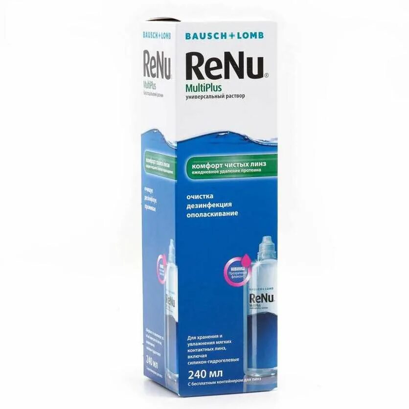 Раствор Bausch & Lomb Renu MULTIPLUS 120 мл. Реню Мульти плюс раствор 240мл. Реню мультиплюс (Renu MULTIPLUS) 240 мл. Раствор для линз Renu 240 мл.