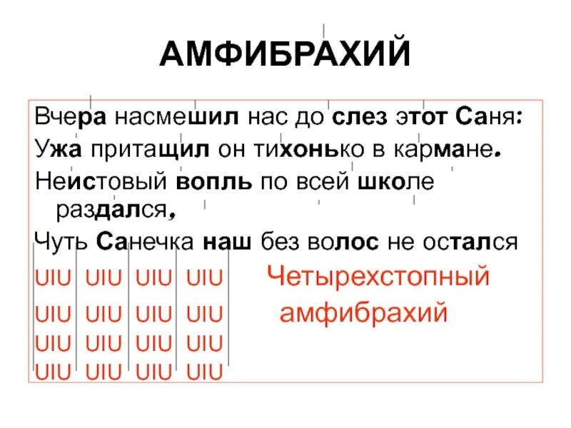 Стихотворения написанные амфибрахием примеры Дактиль: примеры стихов, написанных дактилем