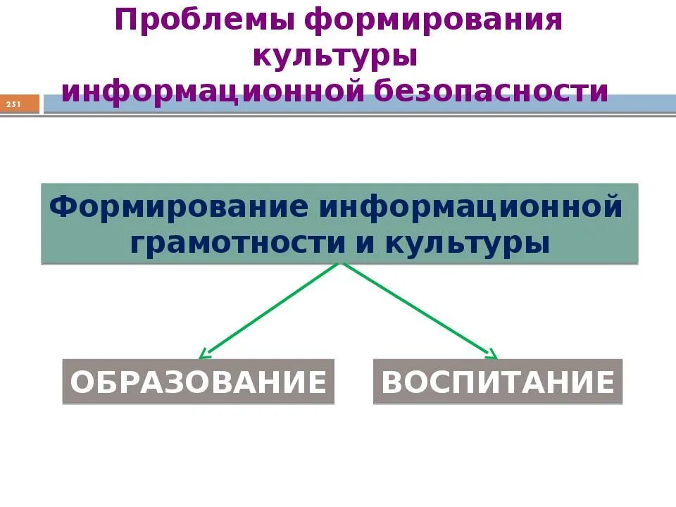 Проблемы формирования информационной культуры. Проблемы формирования культуры безопасности. Проблемы развития культуры. Формирование проблемы.