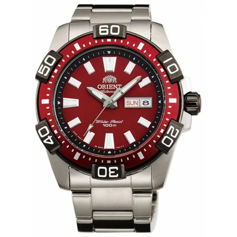 Часы Ориент Automatic 100m. Часы Orient 100m. Orient 100m с безелем. Orient часы мужские em7r005b.