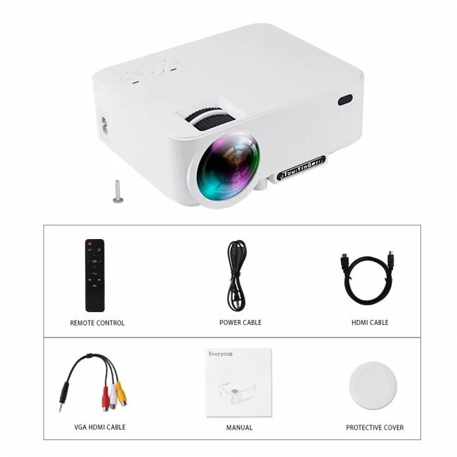 Everycom l8w. Проектор everycom x5 mini. проектор everycom m7a. проектор touyinger x5. проектор everycom t5, 2600 люмен (usb / hdmi / vga / av) как включить звук.