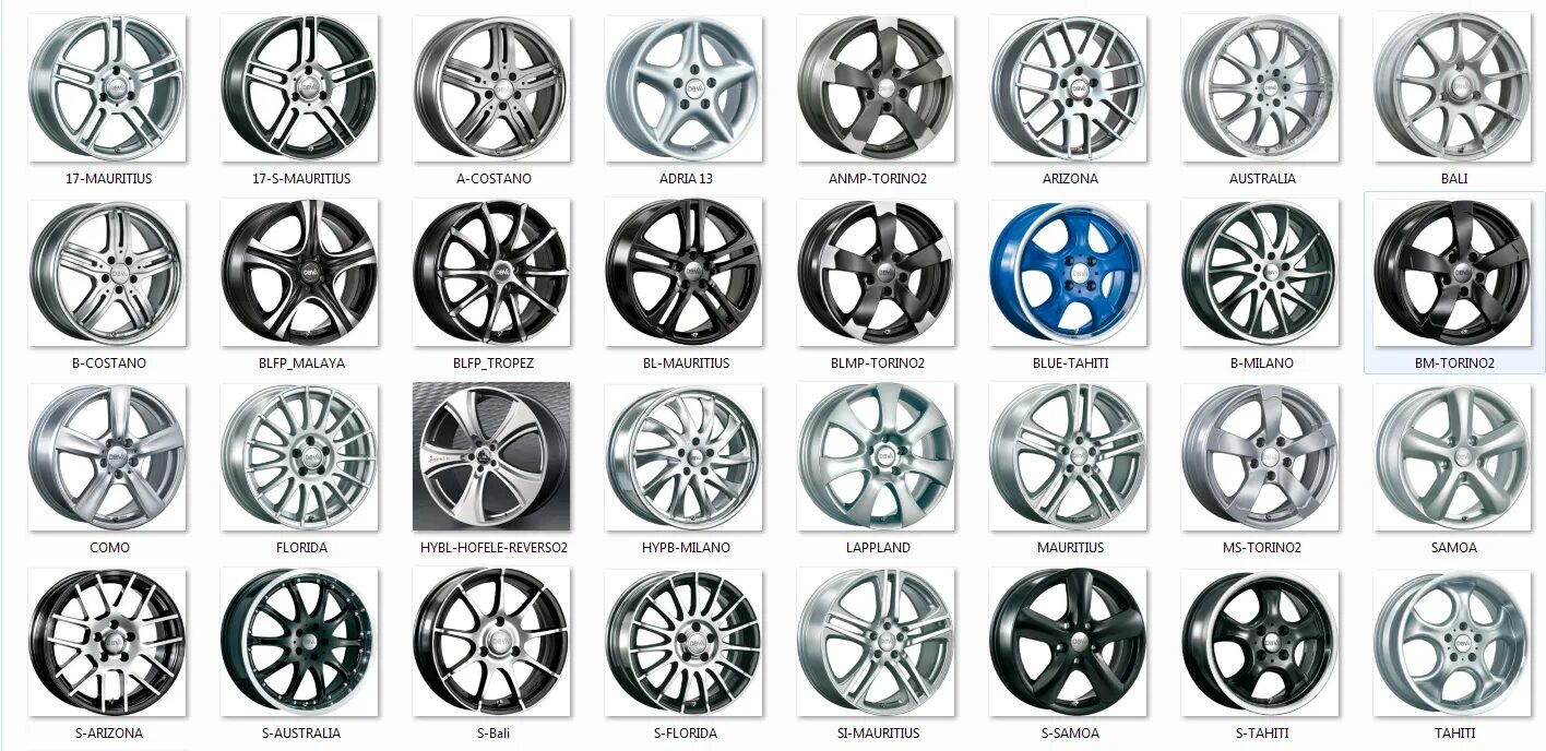 Диски types