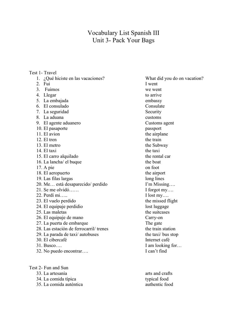 Travelling Vocabulary list. Travelling Vocabulary Test. Vocabulary list пустой. Unit 3 слова. Test unit 1 vocabulary