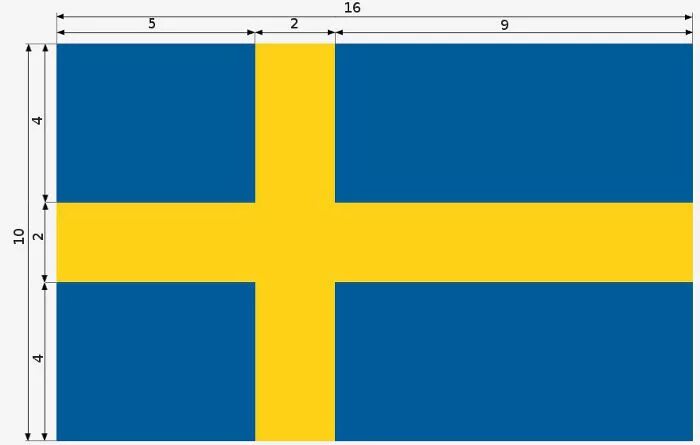 Как называется желто синий флаг. Флаг Швеции 1914. Сине желтый флаг Швеция. Флаг Швеции 1941 года. Флаг королевства Швеции.