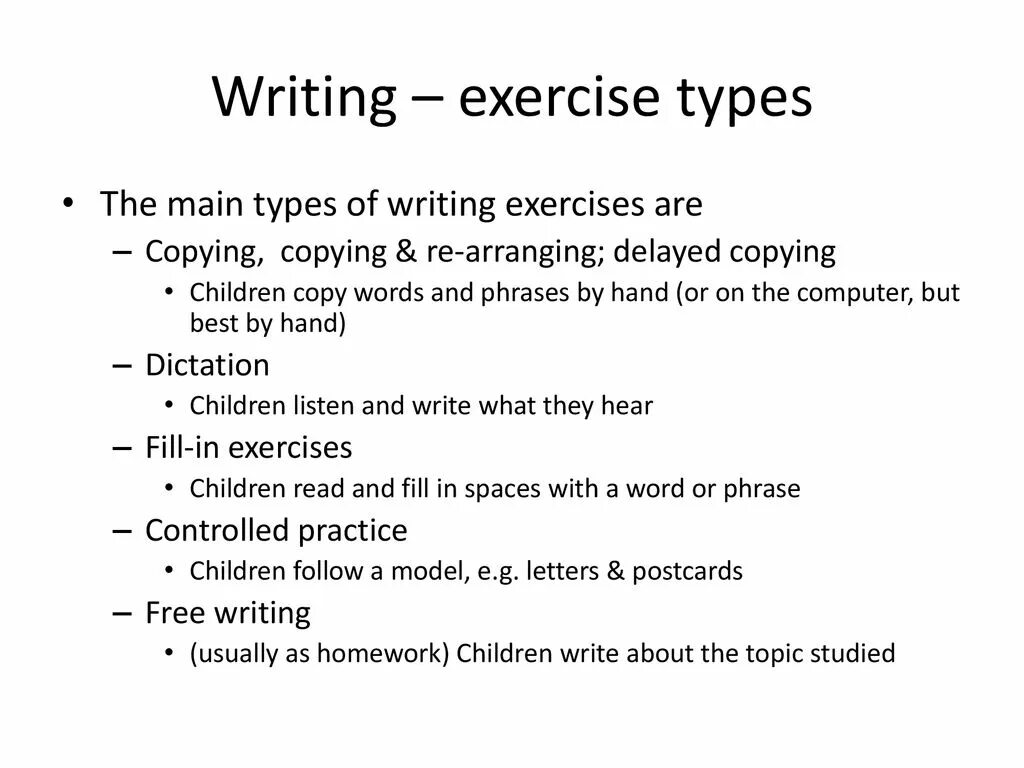 Translation exercise. Writing exercises. Types of writing. Types writing exercises. Written exercises.