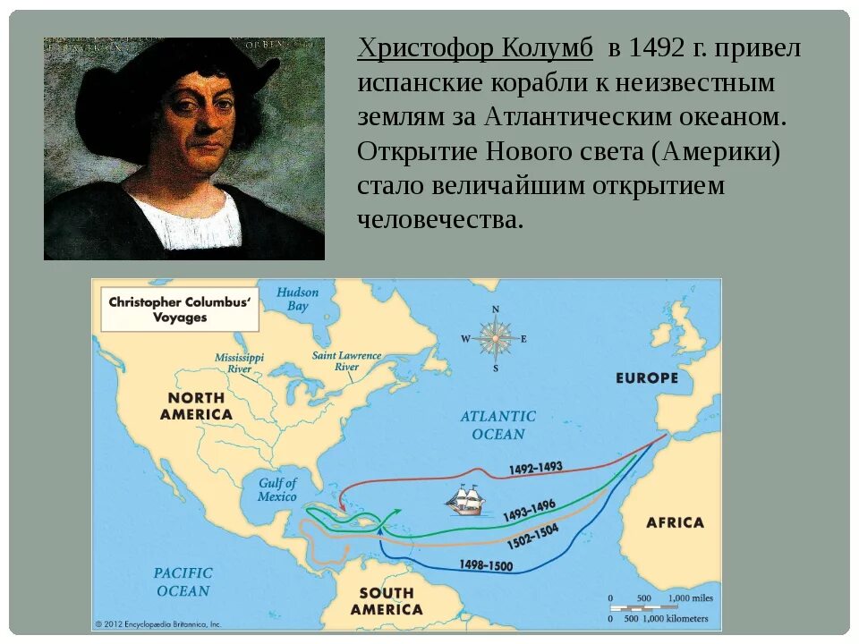 География 7 класс северная америка открытие освоение. Экспедиция Христофора Колумба 1492. Открытие Христофора Колумба в 1492 году.