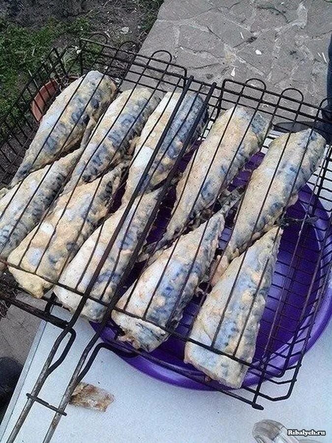Как замариновать скумбрию для мангала на решетке
