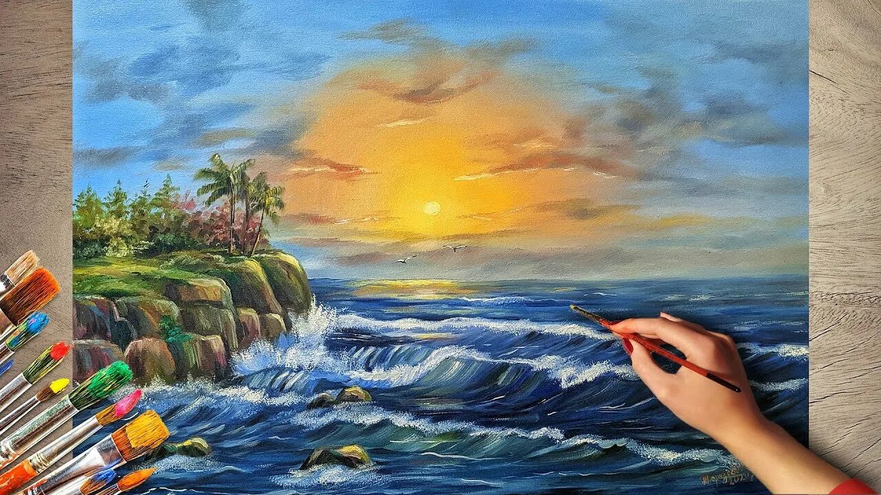 Как называются художники рисующие море. Море рисунок. Я рисую море. Кисть море. Рисунки моря краски карандаши.