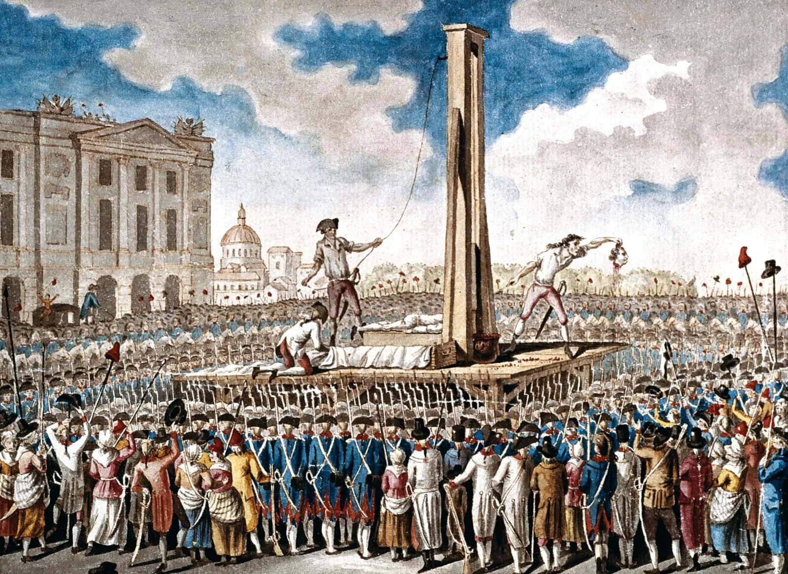 Революция во Франции 1789. Французская революция 1789 гильотина. Эпоха великой французской