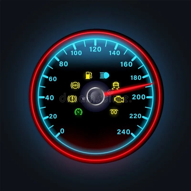 Digital speedometer