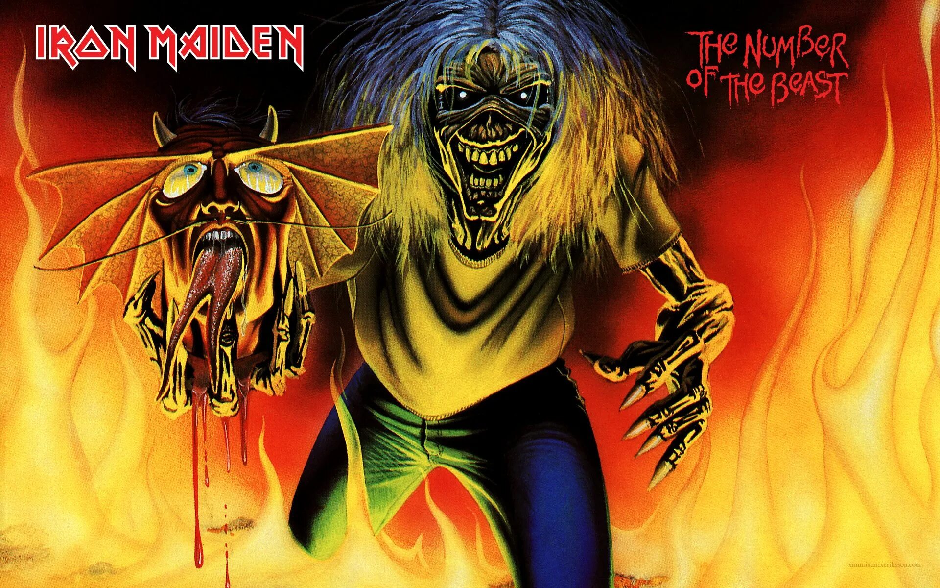 The number of the beast. Iron maiden the number of the beast обложка. художник айрон мейден. группа iron maiden обложки. айрон мейден обложки.