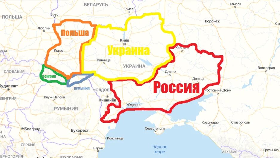 Какая область украины хочет присоединиться. Присоединение Юго-Восточной Украины. Карта России после присоединения Украины. Карта Украины после раздела. Россия и Юго-Восток Украины.