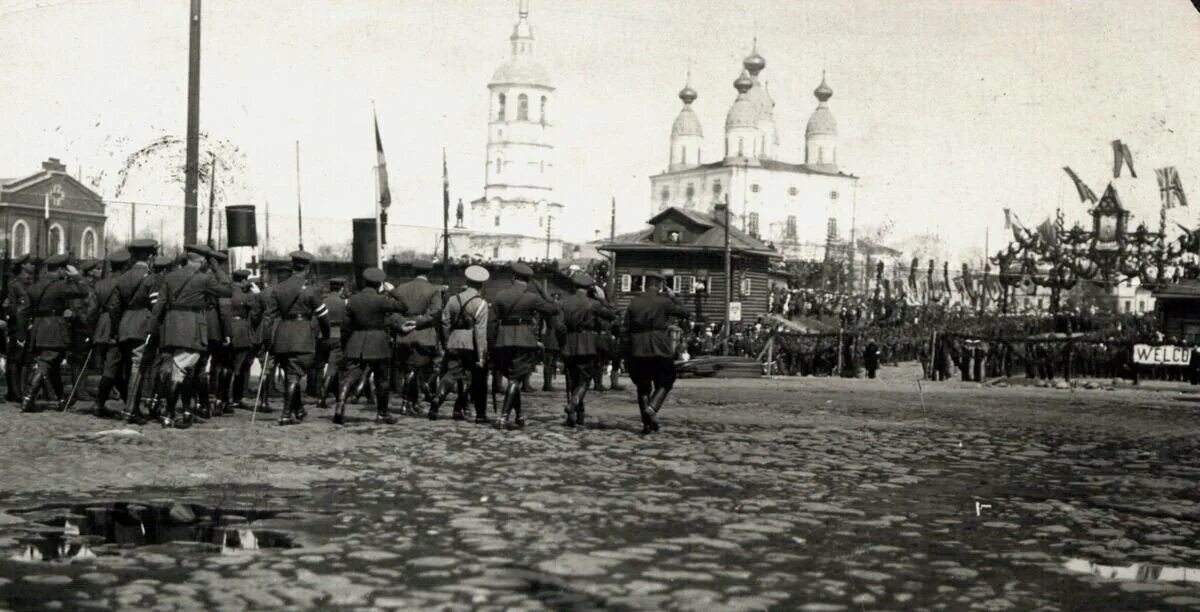 Движение на москву гражданской войны. Архангельск 1917.