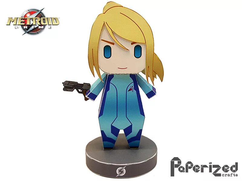 Paperized. Samus Aran Papercraft. Paperized Crafts. Аран Чиби статуэтка. Samus Aran фигурка.