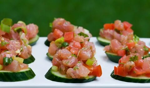 Закуска с тунцом