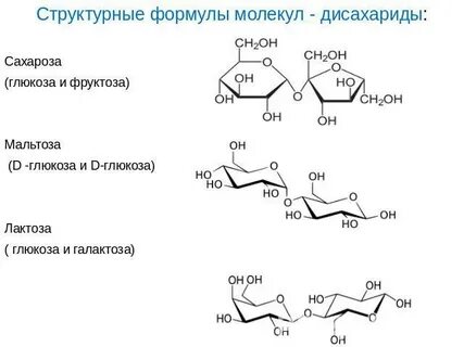 Глюкоза лактоза целлюлоза относятся к