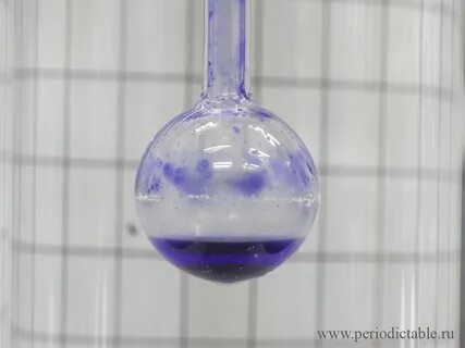 Кислород синего цвета
