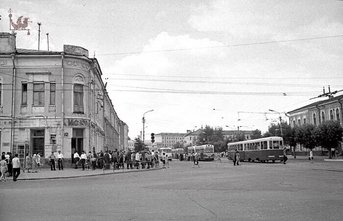 Тула, Tatra T3SU (двухдверная) № 52; Тула - Старые фотографии - Фото - Городской