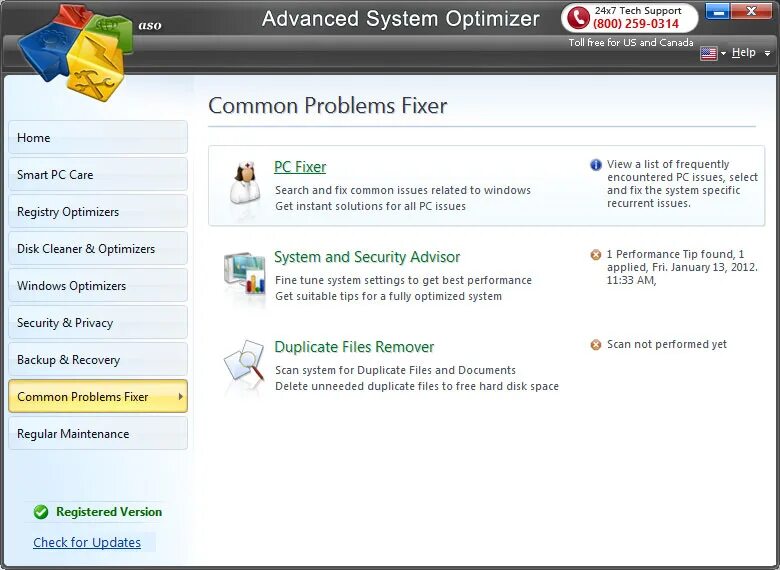 Advanced System Optimizer ключ. Advanced system setting