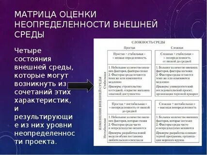 Неопределенность внешней среды