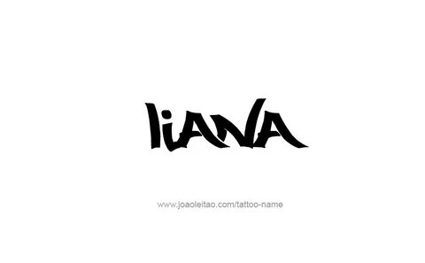 Liana шрифт