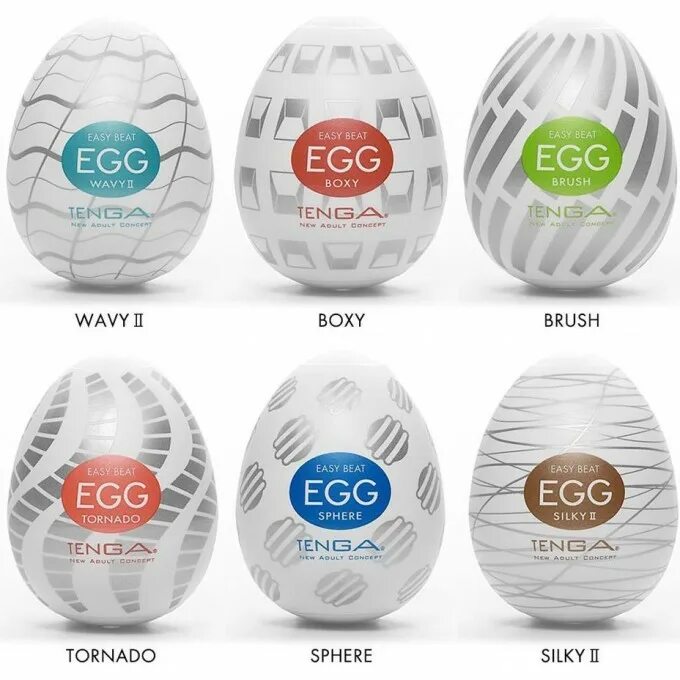 Tenga набор Egg - III стимуляторов, 6 шт. Tenga набор стимуляторов tenga Egg - III. Tenga мастурбатор-яйцо variety Pack Egg (Egg-vp6. Easy Beat Egg tenga набор. Мастурбатор tenga