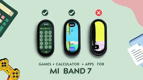 Игры на ми бэнд 7