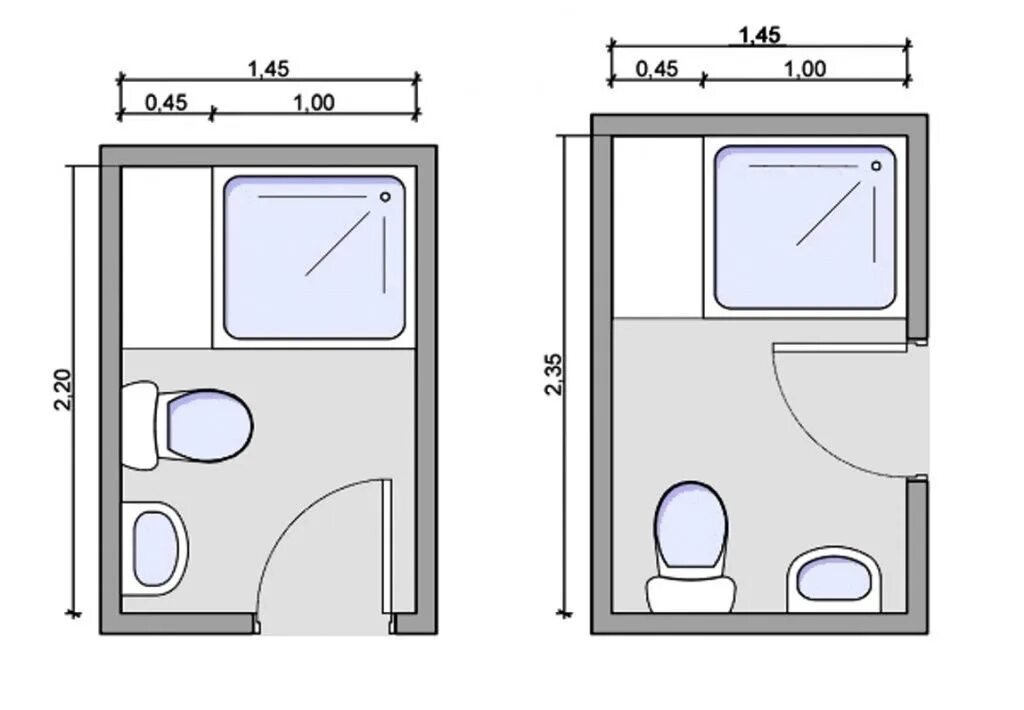 Санузел 3м2 планировка с душевой. Санузел 2х2 планировка с душевой. Минимальные габариты кабинки санузла. Санузел 2*2,2 с душевой планировка. Планировка душевой с туалетом