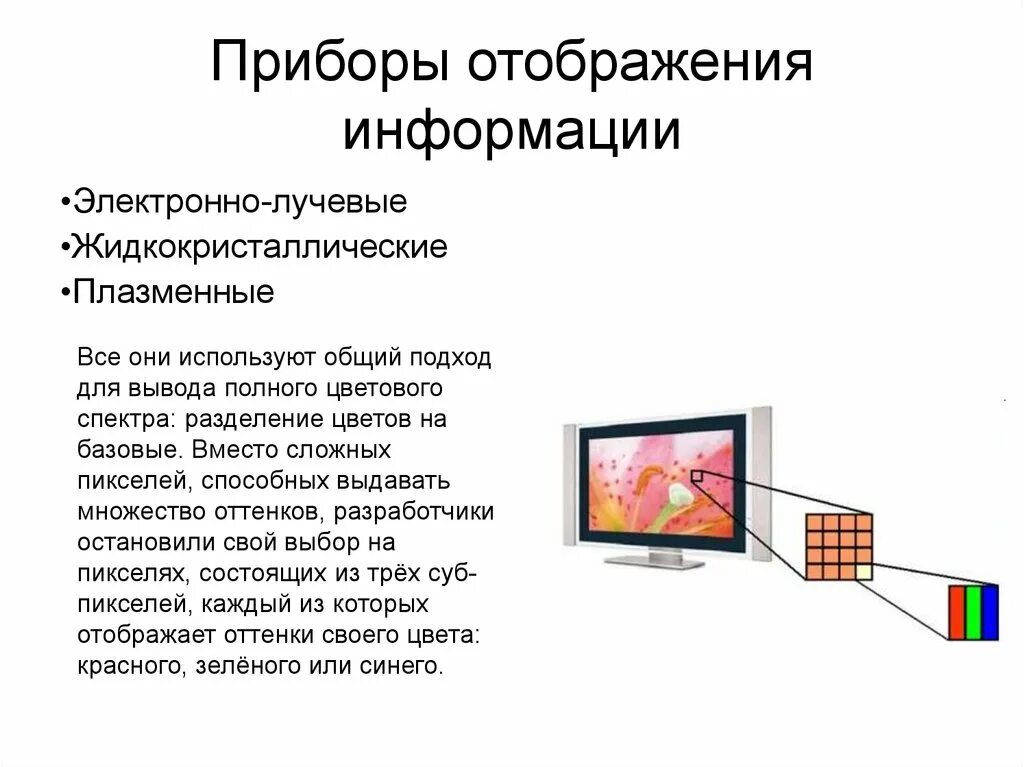 Методы отображения информации. Приборы отображения информации. Оптоэлектронные приборы для отображения информации. Методы и средства отображения информации. Технология средств отображения информации.