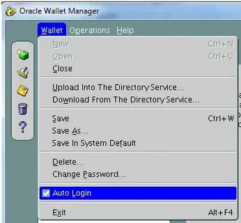 Oracle wallet