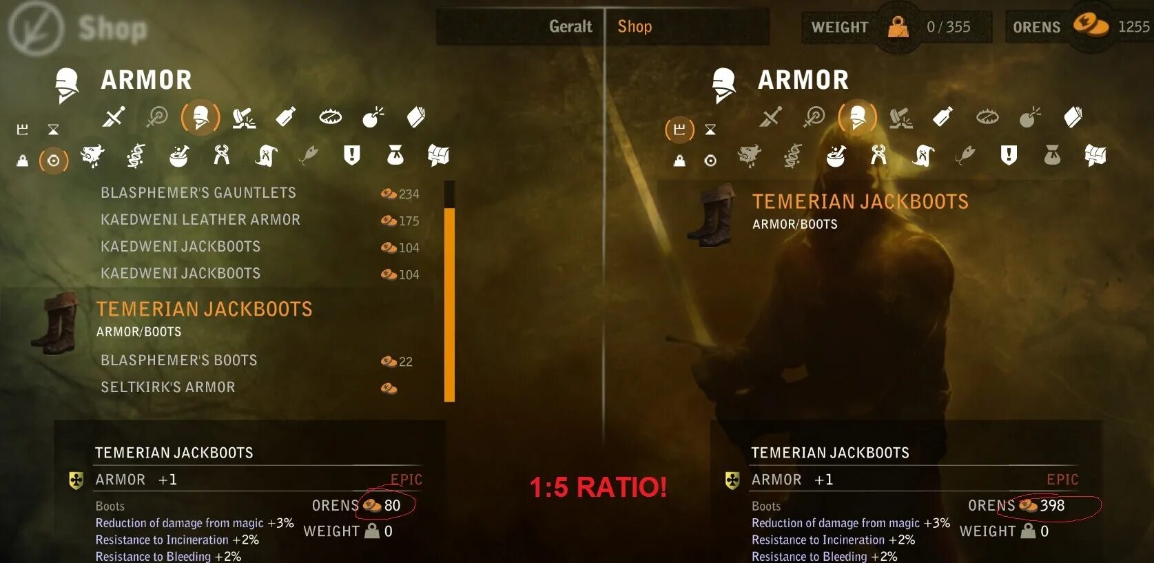 Симуляция решений принятых в ведьмаке 2