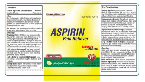 Take an aspirin have a headache