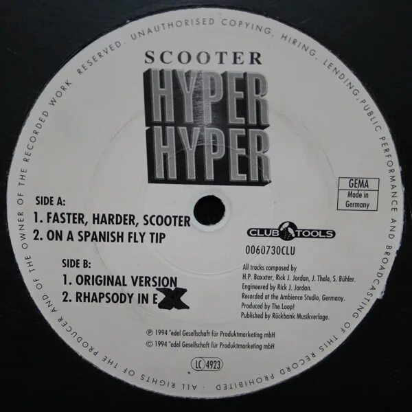 Scooter винил. Scooter Rhapsody. Scooter 1994. Rhapsody in e Scooter.