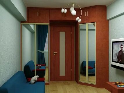 В коридоре сделать комнату