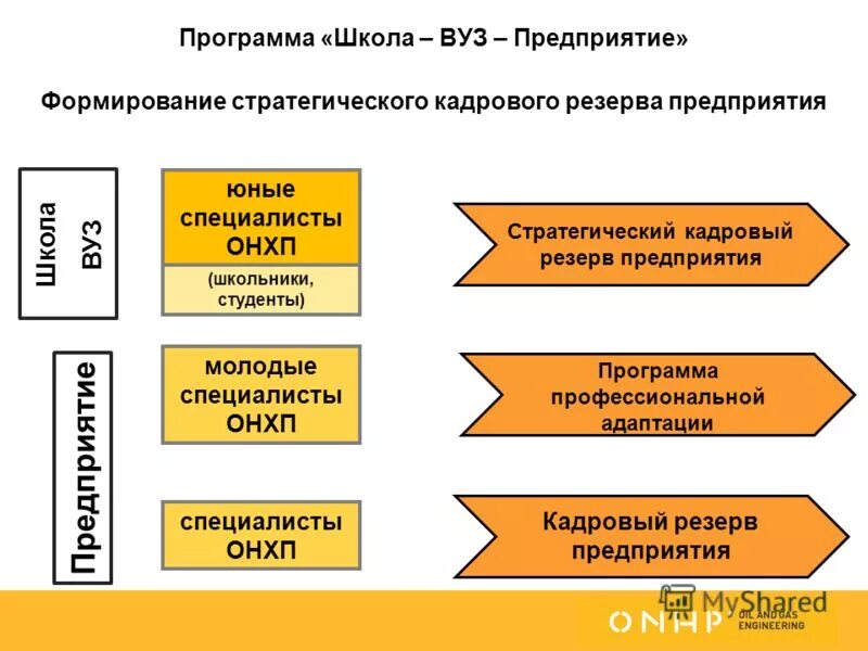 Программа школа вуз