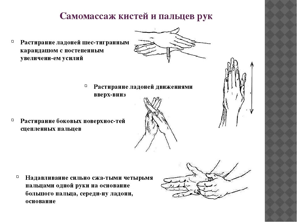 Самомассаж кистей