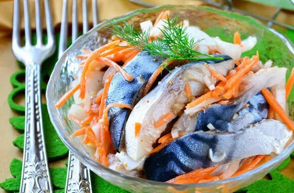 Хе из скумбрии по корейски рецепт