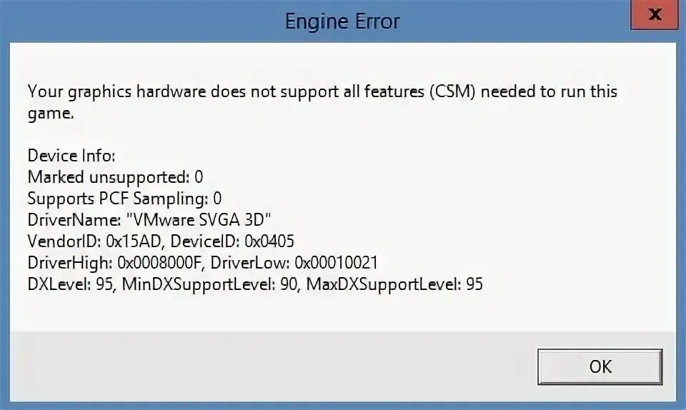 This is not supported. Ошибка при запуске кс го engine error your graphics. ошибка кс го your graphics hardware does. ошибка в кс го your graphics hardware does not support all features. your graphics hardware does not support all (csm) needed to run this game.