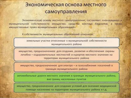 Экономическая основа история