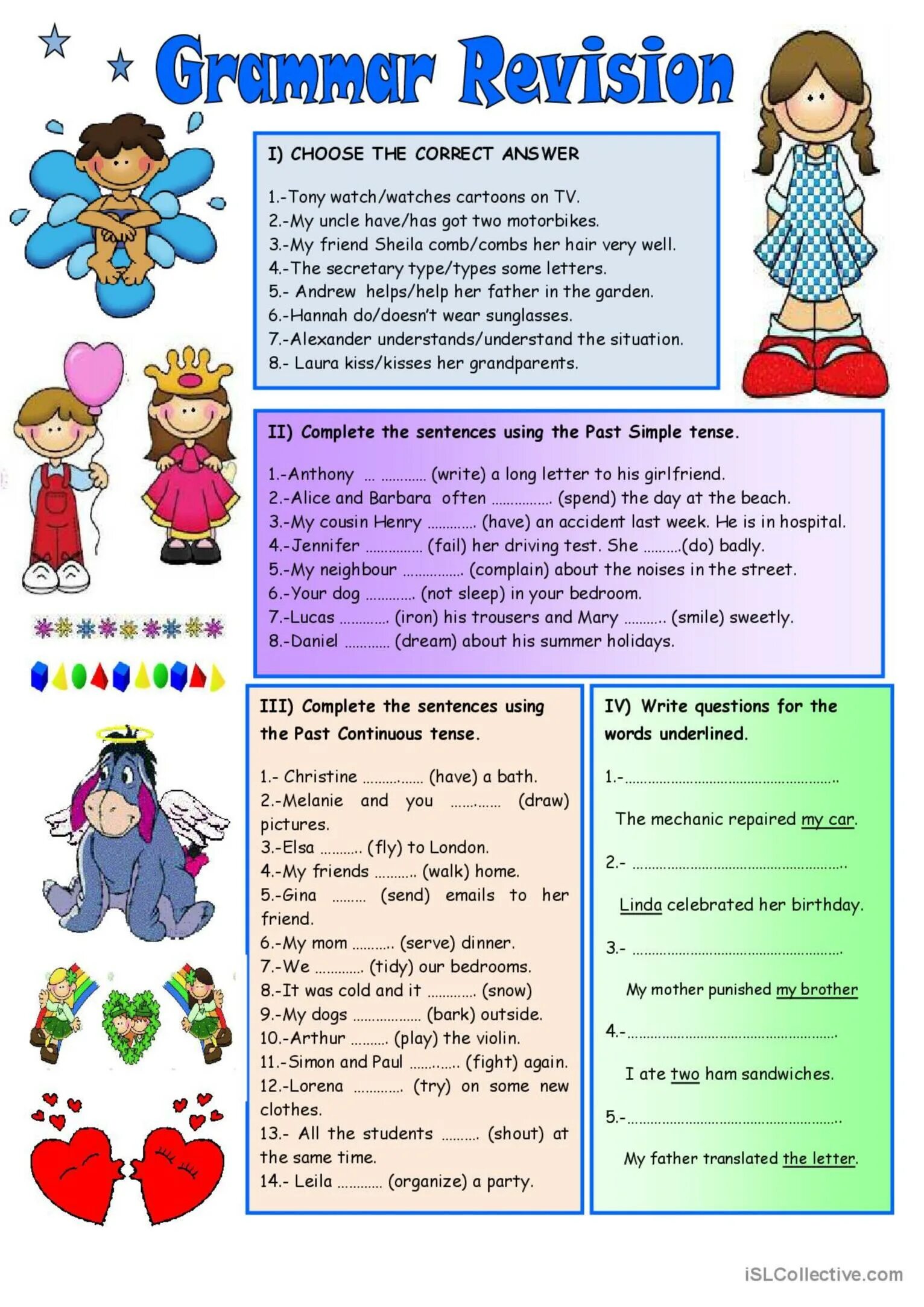 Grammar revision. Grammar Worksheets. Tenses Worksheets Intermediate. Grammar: revision тест. Past tenses worksheet