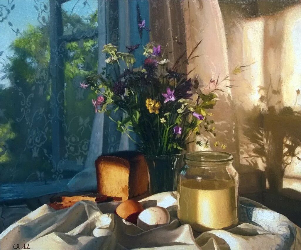 тёплым душистым вечером друзья подходили к волге. весенний закат. тёплым душистым вечером друзья подходили к волге гдз. уютный натюрморт. сирень лесная травянистая.