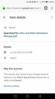 My activity google