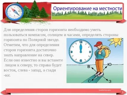 Уметь ориентироваться на местности