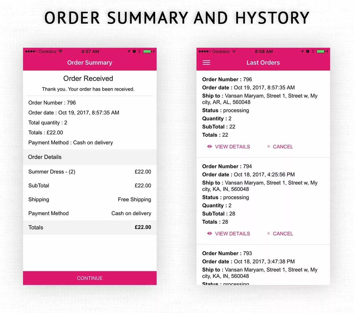 Details order ru. Order Summary WOOCOMMERCE. Details Summary. Orders list mobile app. Food details Screen.